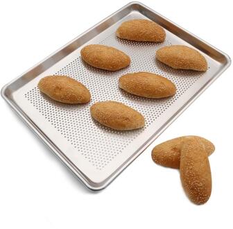 Aluminium Geperforeerde Half Vel Pan Voor Bakken Half Grootte Bakkerij Vel Roll Winkels Metalen Medium Bakvormen 13X18 inches