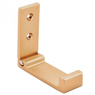 Aluminium Goud Zilver Zwart Inklapbare Kleerhanger & Handdoek & Jas & Robe Haak Decoratieve Badkamer Haken Wall Mounted