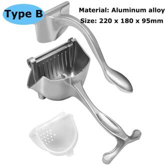 Aluminium Handmatige Juicer Verse Vruchten Squeezer Citrus Oranje Citroen 100% Originele Sap Machine Keuken Gereedschap B