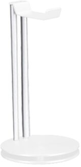 Aluminium Hoofdtelefoon Stand Universele Oortelefoon Gaming Headset Hanger Holder Anti-Slip Hoofdtelefoon Bracket Desk Display Stand Rack wit