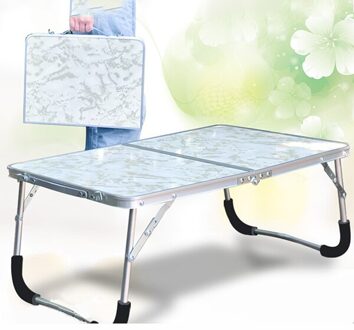 Aluminium Klaptafel Verstelbare Hoogte Lichtgewicht Draagbare Camping Tafel Outdoor Camping Desk Voor Picknick Strand Outdoor Indoor Marble