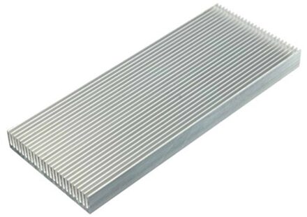 Aluminium Koellichaam Heatsink Voor High Power LED Versterker Transistor 100x41x8mm
