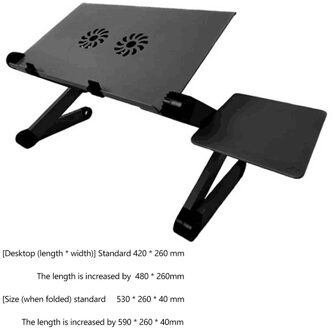 Aluminium Laptop Bureau Draagbare Verstelbare Notebook Stand Met Schaal Knop Abs Gezamenlijke 5V Fan Muis Boord Optionele Mini tafel