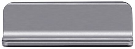 Aluminium Laptop Stand Ruimtebesparend Verticale Desktop Opslag Boek Draagbare Verstelbare Staande Voor Macbook Air/Pro Notebook Holde grijs