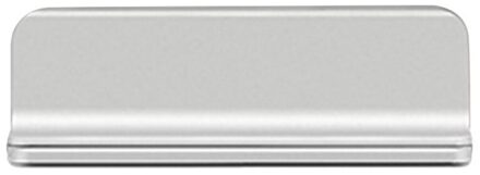 Aluminium Laptop Stand Ruimtebesparend Verticale Desktop Opslag Boek Draagbare Verstelbare Staande Voor Macbook Air/Pro Notebook Holde zilver