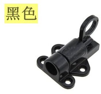Aluminium Legering Beveiliging Automatische Venster Gate Lock Pull Ring Lente Balkon Bounce Deur Bolt Klink Home Hardware Rvs zwart