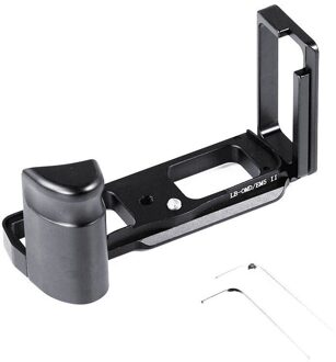 Aluminium Legering Quick Release Verticale L Vorm Hand Grip Bracket Plaat Houder voor OLYMPUS OM-D E-M5 Mark II EM5II camera