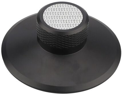 Aluminium Lp Vinyl Platenspeler Luidspreker Disc Stabilizer Hoge Balance Trillingen zwart