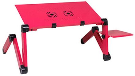 Aluminium Met Dubbele Ventilator Radiator Muis Seat Verstelbare Laptop Bureau Draagbare Vouwen Computer Bureau Notebook Desktop Bracke
