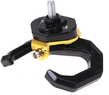 Aluminium Motorfiets Bagage Helm Dubbele Haak Mount Motor Haak Goud