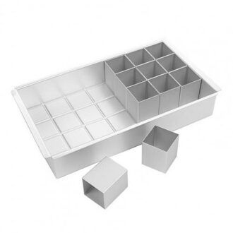 Aluminium Mould Verjaardag Decorating Herbruikbare Gebak Cakevorm Set Gereedschap Mousse Bakken Diy Dessert