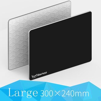 Aluminium Muismat Matte Gladde Harde Hars Oppervlak Siliconen Onderkant Anti-Slip Mat Metalen Gaming Mousepad Voor Fps gamer L 300x240