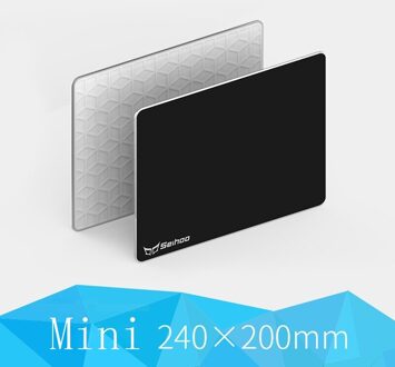 Aluminium Muismat Matte Gladde Harde Hars Oppervlak Siliconen Onderkant Anti-Slip Mat Metalen Gaming Mousepad Voor Fps gamer S 240x200