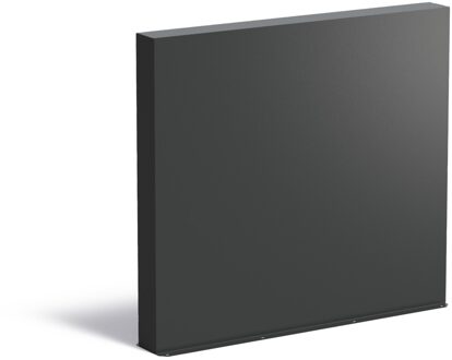 Aluminium muur 150x15x135cm.