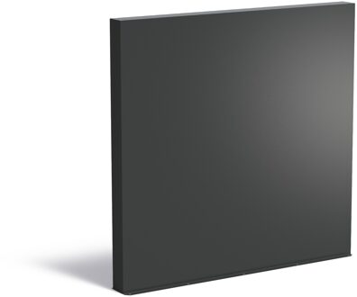 Aluminium muur 200x15x194cm.