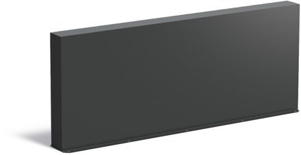 Aluminium muur 200x15x80cm.