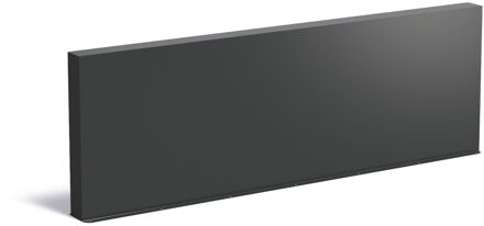 Aluminium muur 300x15x100cm.
