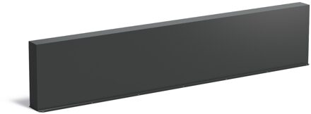 Aluminium muur 300x15x60cm.