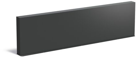 Aluminium muur 300x15x80cm.