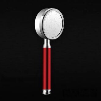 Aluminium Onder Druk Bad Regendouche Filter Hoofd Hoge Druk Enkele Kop Bad Badkamer Water Filtratie Douchekop Spa Rood