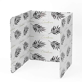 Aluminium Opvouwbare Keuken Gasfornuis Baffle Plaat Keuken Koekenpan Olie Splash Bescherming Screen Kichen Accessoires wit