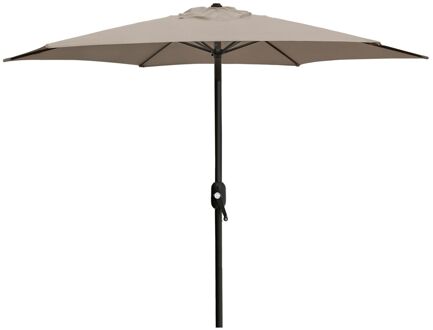 Aluminium Parasol 300 Cm Met Opdraaimechanisme - Taupe