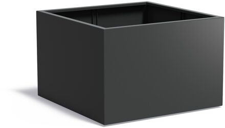Aluminium plantenbak CARREZ 120x120x80cm.