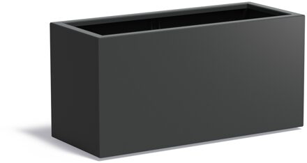 Aluminium plantenbak CARREZ 120x50x60cm.