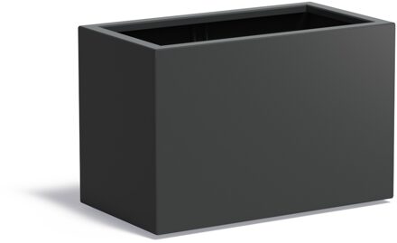 Aluminium plantenbak CARREZ 90x50x60cm.