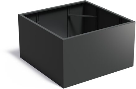 Aluminium plantenbak CARREZ zonder bodem 140x140x80cm.