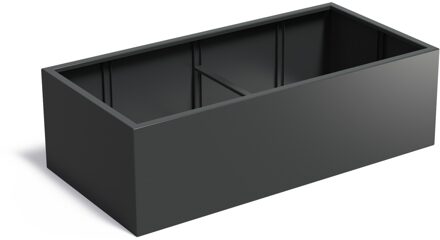 Aluminium plantenbak CARREZ zonder bodem 200x100x60cm.