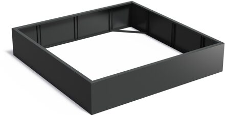 Aluminium plantenbak CARREZ zonder bodem 200x200x40cm.