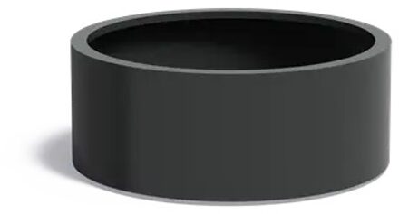 Aluminium plantenbak CIRCUM met wielen 100x40cm.