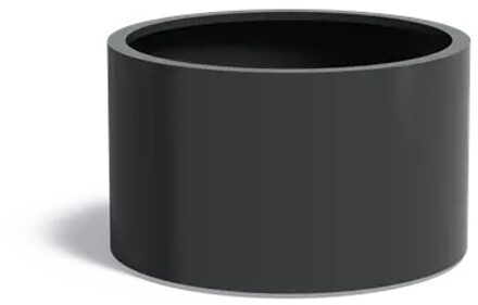 Aluminium plantenbak CIRCUM met wielen 100x60cm.