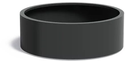 Aluminium plantenbak CIRCUM met wielen 120x40cm.