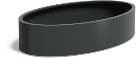 Aluminium plantenbak Ellipse 200x120x40cm.
