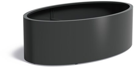 Aluminium plantenbak Ellipse 200x120x60cm.