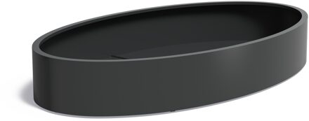 Aluminium plantenbak Ellipse 280x160x40cm.