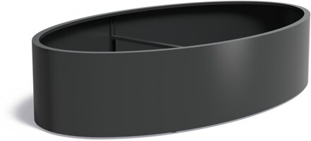 Aluminium plantenbak Ellipse 280x160x60cm.