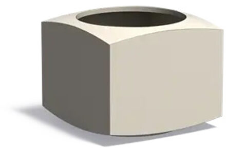 Aluminium plantenbak NOOA 60x60x50cm.