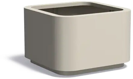 Aluminium plantenbak ROHIN 120x120x80cm.