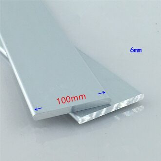 Aluminium plate thickness 6mm width 100mm length 300mm 6mmx100mm article aluminum alloy 6063-T5 oxidation