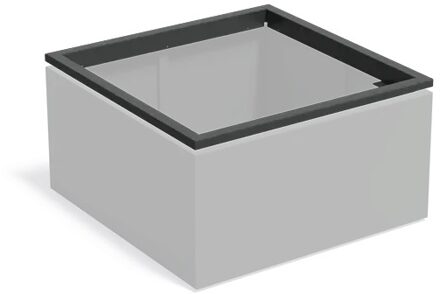 Aluminium rand CARREZ in-lite ready 120x120cm.