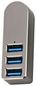 Aluminium Roterende USB3.0 Hub Hub Splitter 4 Port Usb 3.0Hub Extension