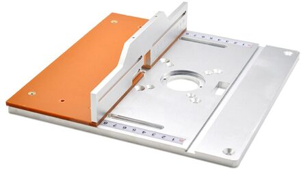 Aluminium Router Tafel Insert Plaat Elektrische Hout Frezen Flip Boord Met Mijter Gauge Gids Tafel Zag Houtbewerking Werkbank
