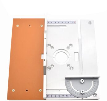 Aluminium Router Tafel Insert Plaat Elektrische Hout Frezen Flip Boord Met Mijter Gauge Gids Tafel Zag Houtbewerking Werkbank