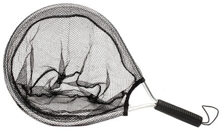 Aluminium Schepnetten Vliegvissen Vis Saver Nylon Knooploos Mesh Forel Hand Netto