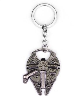 Aluminium Sleutelhanger Flesopener Ruimteschip Stijl Draagbare Slijtage Keuken Bar Koken Gadgets Show Huishoudelijke Producten