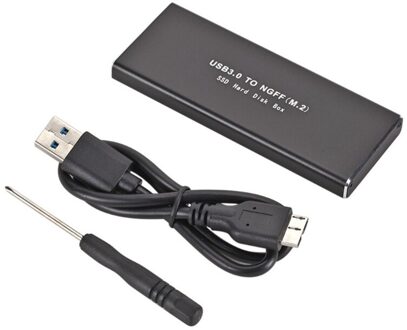 Aluminium Ssd Behuizing USB3.0 Om M.2NGFF Solid State Drive Harde Schijf Adapter