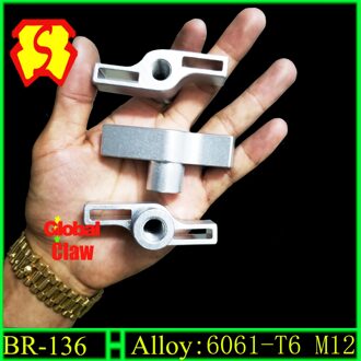 Aluminium T-moer voor Verlichting klem 6061 T6 legering M12 moer M8